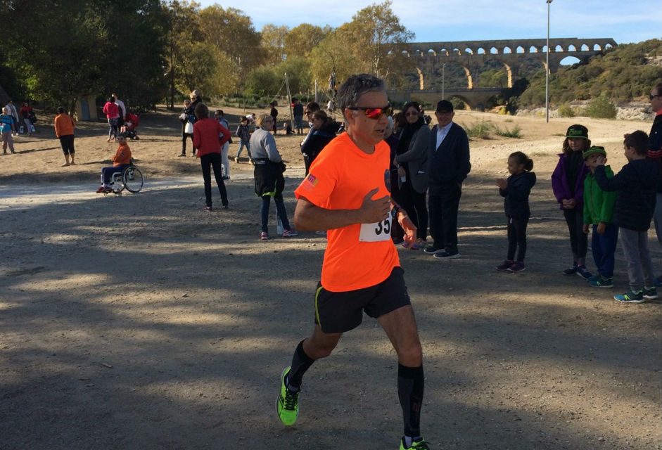 Courir Avec Sarah au Pont du Gard.