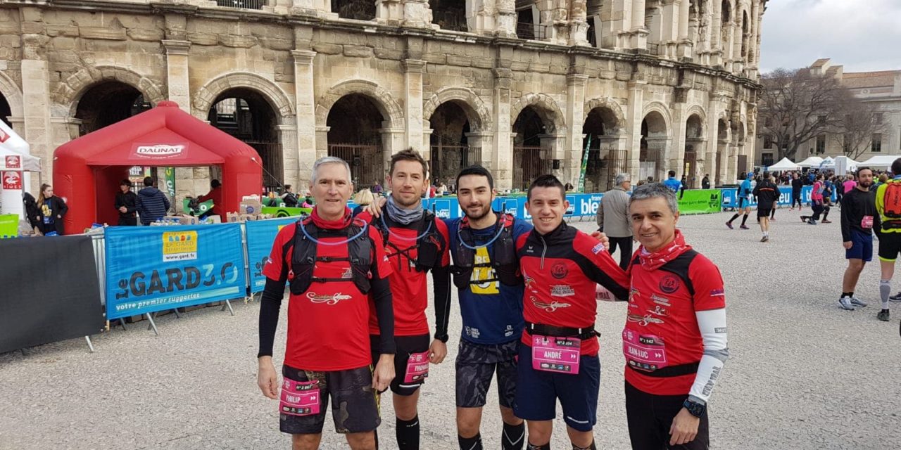 Nîmes Urban Trail, le 21km.