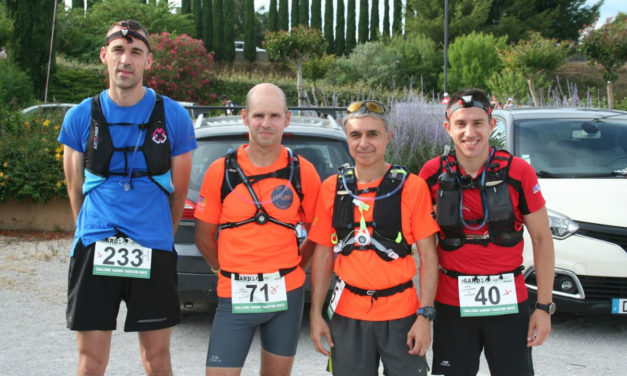 Trail de l’escargot à Vergèze, 30km.