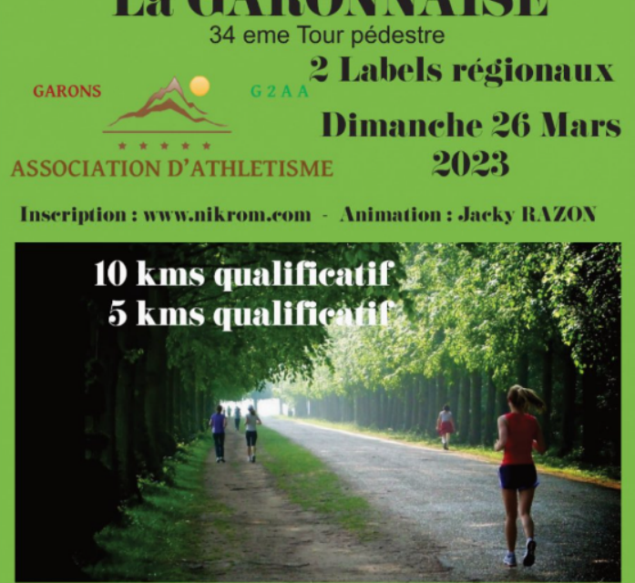 La Garonnaise, 5km.