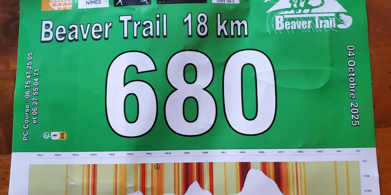 Beaver trail à Poulx, 18km