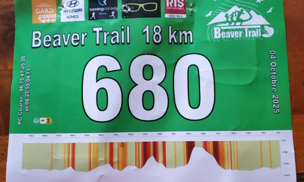 Beaver trail à Poulx, 18km